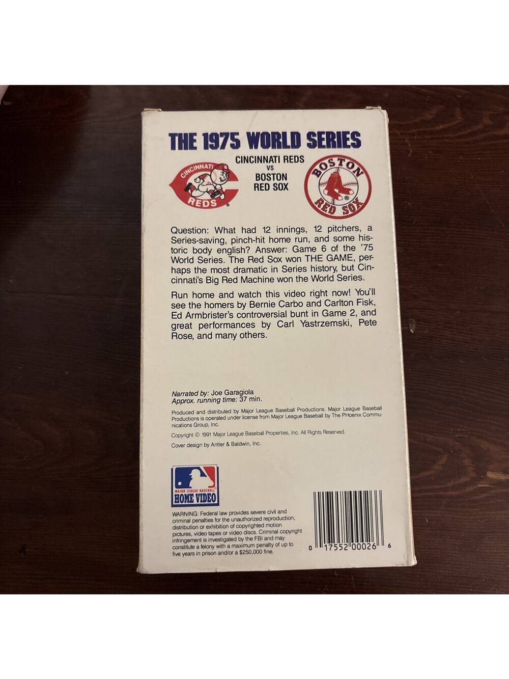World Series - 1975 (VHS, 1993)